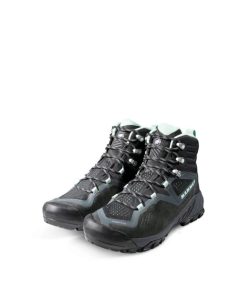 Ona mmtsklep Buty Trekkingowe | Buty Sapuen High Gtx Women Dark Steel-Neo Mint