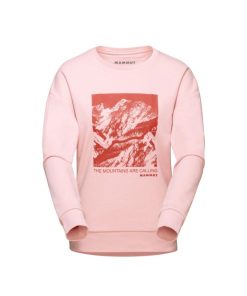 Ona mmtsklep Polary I Bluzy | Bluza Mammut Core Ml Crew Neck Women Panorama Powder Rose