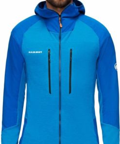 On mmtsklep Polary I Bluzy | Bluza Eiswand Advanced Ml Hooded Jacket Men Tarn-Azurit