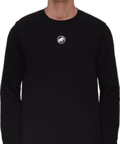 On mmtsklep Polary I Bluzy | Bluza Mammut Core Ml Crew Neck Men Original Black