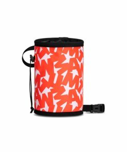 Sprzet mmtsklep Akcesoria | Gym Print Chalk Bag .One Size Hot Red Aop