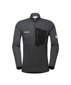 On mmtsklep Polary I Bluzy | Aenergy Light Ml Half Zip Pull Men .M Black-Phantom