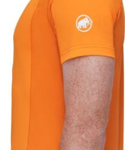 On mmtsklep Koszulki I Koszule | Koszulka Aenergy Fl Half Zip T-Shirt Men Tangerine-Dark Tangerine