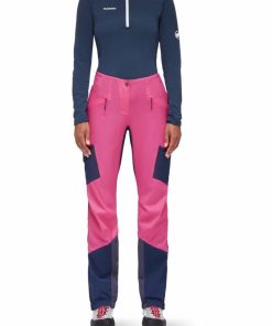 Ona mmtsklep Spodnie I Spodenki | Spodnie Aenergy In Hybrid Pants Women Pink-Marine