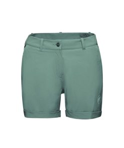 Ona mmtsklep Spodnie I Spodenki | Spodenki Runbold Roll Cuff Shorts Women Dark Jade