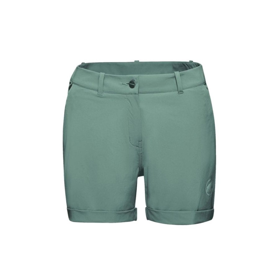 Ona mmtsklep Spodnie I Spodenki | Spodenki Runbold Roll Cuff Shorts Women Dark Jade