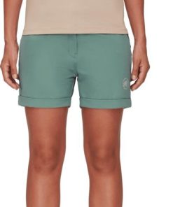 Ona mmtsklep Spodnie I Spodenki | Spodenki Runbold Roll Cuff Shorts Women Dark Jade