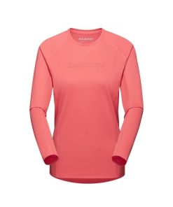 Ona mmtsklep Koszulki I Koszule | Koszulka Selun Fl Longsleeve Women Logo Salmon