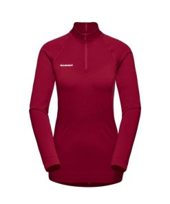 Ona mmtsklep Bielizna Termoaktywna | Trift Half Zip Longsleeve Women .S Blood Red