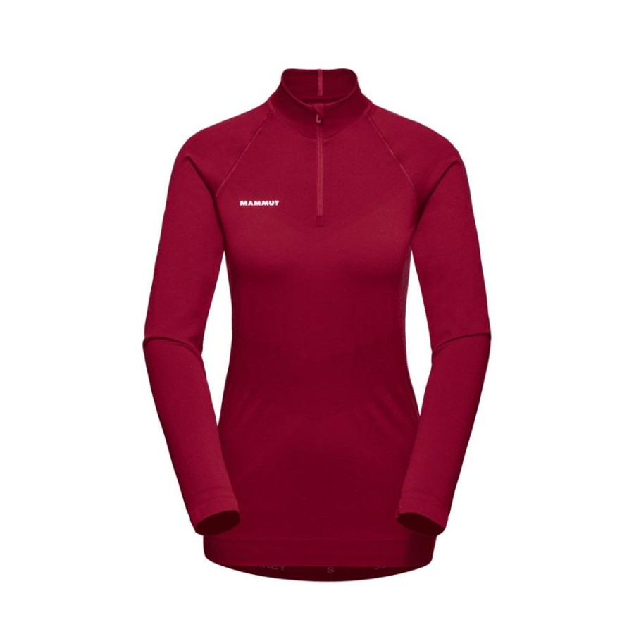 Ona mmtsklep Bielizna Termoaktywna | Trift Half Zip Longsleeve Women .S Blood Red