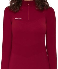 Ona mmtsklep Bielizna Termoaktywna | Trift Half Zip Longsleeve Women .S Blood Red