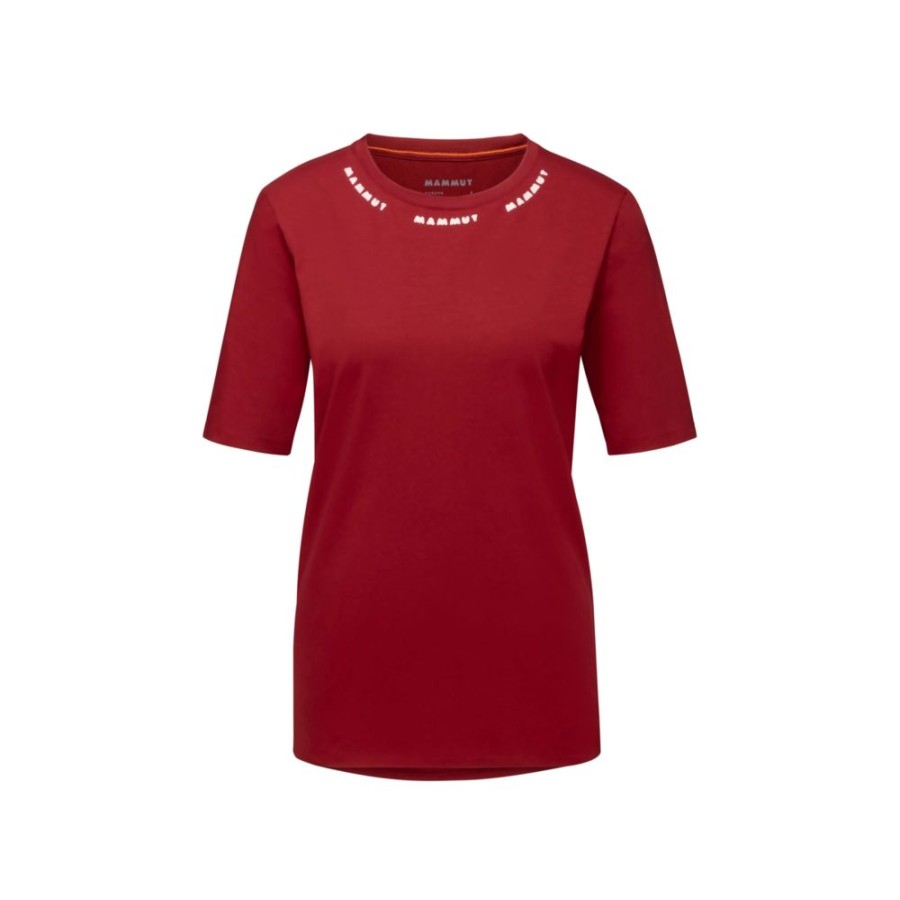 Ona mmtsklep Koszulki I Koszule | Mammut Logo T-Shirt Women .S Blood Red