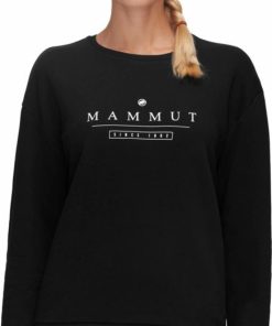 Ona mmtsklep Polary I Bluzy | Bluza Mammut Core Ml Crew Neck Women Logo Black