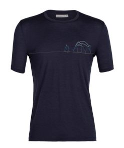 On mmtsklep Koszulki I Koszule | M Tech Lite Ii Ss Tee Single Line Camp , Small Midnight Navy