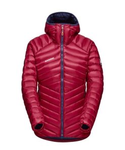 Ona mmtsklep Kurtki I Kamizelki | Kurtka Broad Peak In Hooded Jacket Women Blood Red-Marine