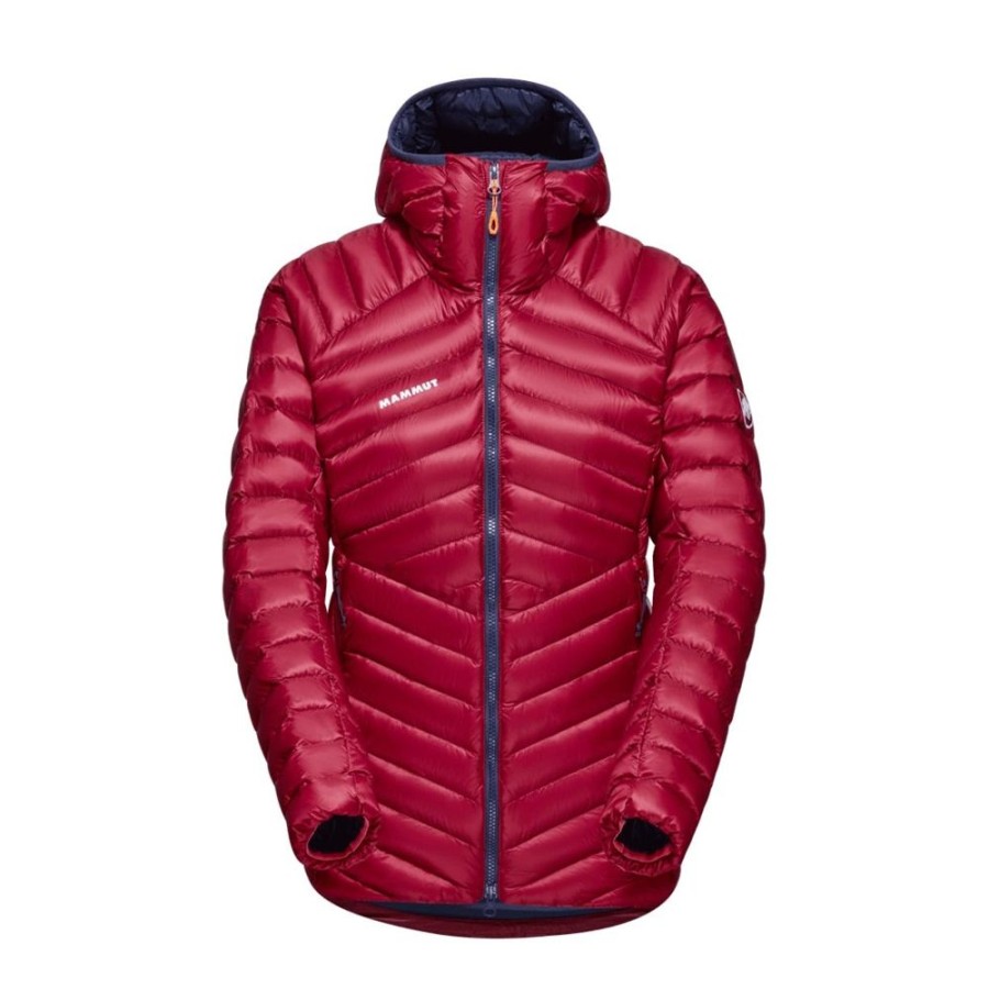 Ona mmtsklep Kurtki I Kamizelki | Kurtka Broad Peak In Hooded Jacket Women Blood Red-Marine