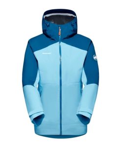 Ona mmtsklep Kurtki I Kamizelki | Kurtka Convey Tour Hs Hooded Jacket Women Cool Blue-Deep Ice