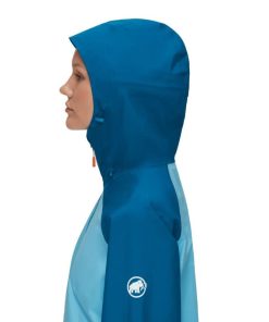 Ona mmtsklep Kurtki I Kamizelki | Kurtka Convey Tour Hs Hooded Jacket Women Cool Blue-Deep Ice