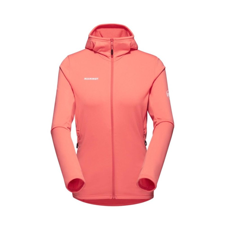 Ona mmtsklep Polary I Bluzy | Polar Aconcagua Light Ml Hooded Jacket Women Salmon