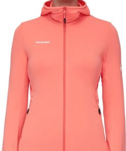 Ona mmtsklep Polary I Bluzy | Polar Aconcagua Light Ml Hooded Jacket Women Salmon