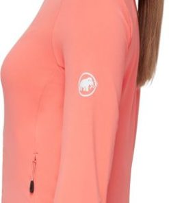 Ona mmtsklep Polary I Bluzy | Polar Aconcagua Light Ml Hooded Jacket Women Salmon