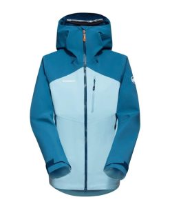 Ona mmtsklep Kurtki I Kamizelki | Kurtka Alto Guide Hs Hooded Jacket Women Cool Blue-Deep Ice