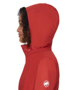 Ona mmtsklep Kurtki I Kamizelki | Kurtka Ayako Tour Hs Hooded Jacket Women Terracotta