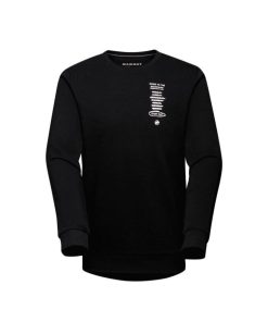 On mmtsklep Polary I Bluzy | Bluza Mammut Core Ml Crew Neck Men Every Day Black