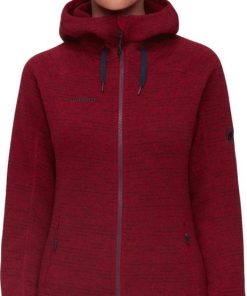 Ona mmtsklep Polary I Bluzy | Polar Arctic Ml Hooded Jacket Women Blood Red Melange