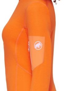 Ona mmtsklep Polary I Bluzy | Bluza Aenergy Light Ml Half Zip Pull Women Tangerine