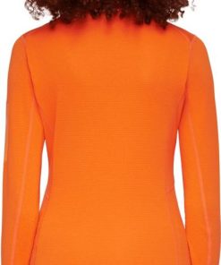 Ona mmtsklep Polary I Bluzy | Bluza Aenergy Light Ml Half Zip Pull Women Tangerine