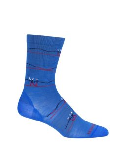 Ona mmtsklep Skarpety | Skarpety Damskie Icebreaker Lifestyle Ultralight Crew Ski Socks Backcountry Lazurite/Cherry/Royal Nvy