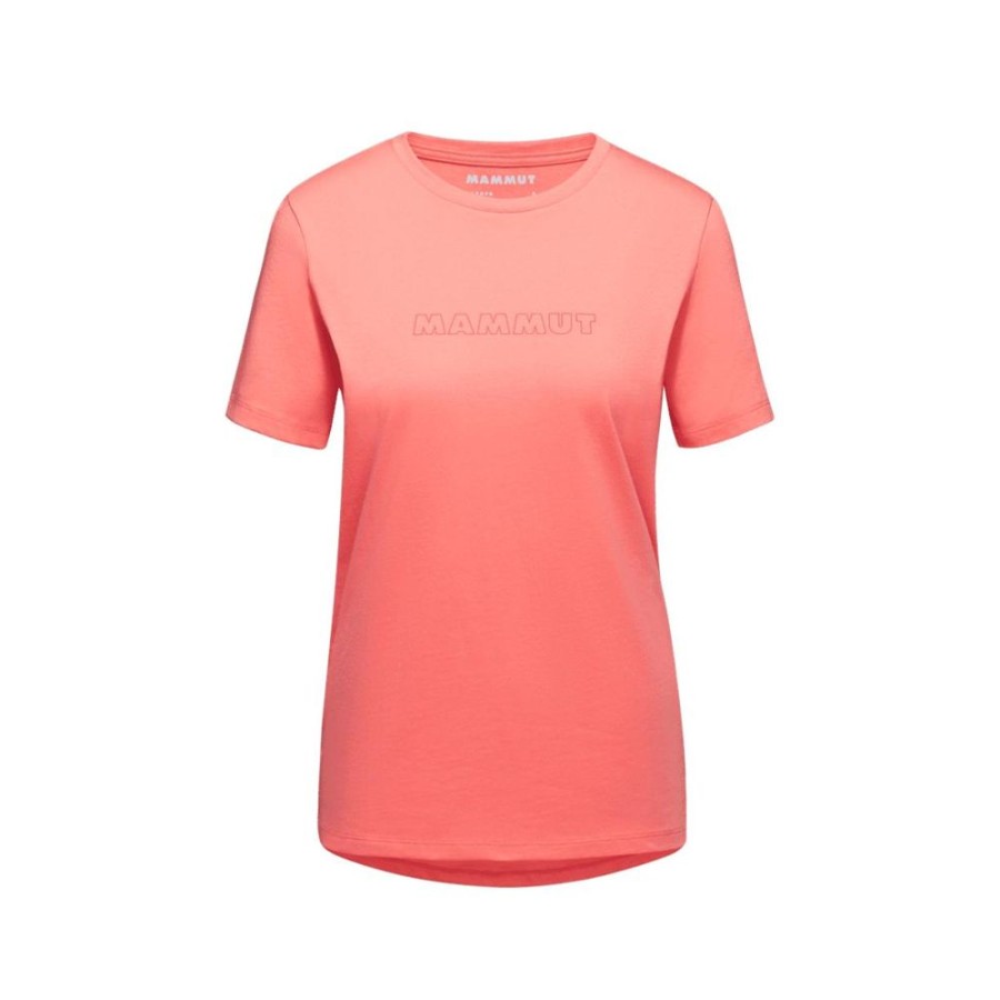 Ona mmtsklep Koszulki I Koszule | Koszulka Mammut Core T-Shirt Women Logo Salmon