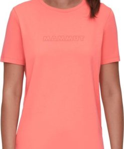 Ona mmtsklep Koszulki I Koszule | Koszulka Mammut Core T-Shirt Women Logo Salmon