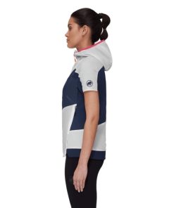 Ona mmtsklep Kurtki I Kamizelki | Kamizelka Aenergy In Hybrid Hooded Vest Women White-Marine