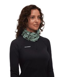 On mmtsklep Chusty | Chusta Mammut Neck Gaiter Climbing Scene Neo Mint-Black