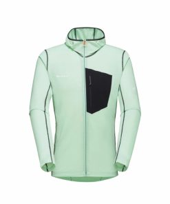 On mmtsklep Polary I Bluzy | Bluza Aenergy Light Ml Hooded Jacket Men Neo Mint-Black