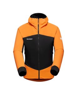 On mmtsklep Kurtki I Kamizelki | Kurtka Taiss In Hybrid Hooded Jacket Men Tangerine-Black