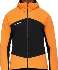 On mmtsklep Kurtki I Kamizelki | Kurtka Taiss In Hybrid Hooded Jacket Men Tangerine-Black