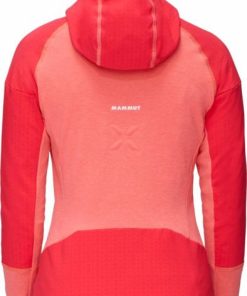 Ona mmtsklep Polary I Bluzy | Bluza Eiswand Advanced Ml Hooded Jacket Women Barberry-Azalea