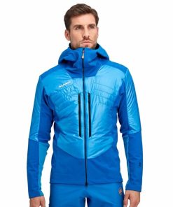 On mmtsklep Kurtki I Kamizelki | Kurtka Eisfeld So Hybrid Hooded Jacket Men Azurit