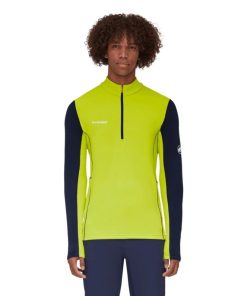 On mmtsklep Polary I Bluzy | Bluza Aenergy Ml Half Zip Pull Men Highlime-Marine