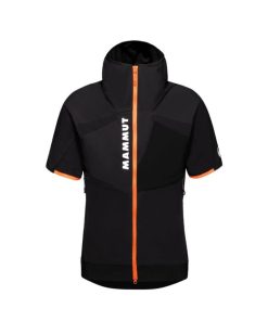 On mmtsklep Kurtki I Kamizelki | Kamizelka Aenergy In Hybrid Hooded Vest Men Black-Vibrant Orange