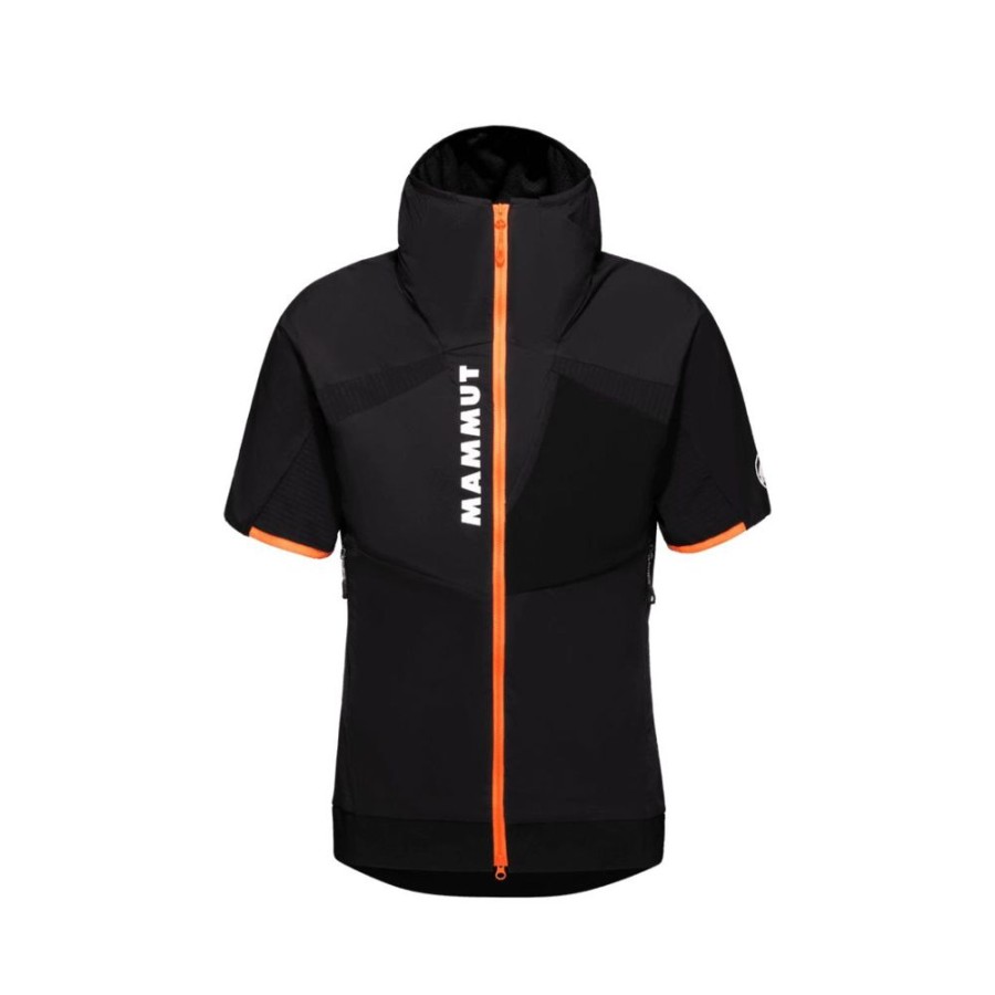 On mmtsklep Kurtki I Kamizelki | Kamizelka Aenergy In Hybrid Hooded Vest Men Black-Vibrant Orange