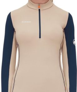 Ona mmtsklep Polary I Bluzy | Aenergy Ml Half Zip Pull Women Savannah-Marine