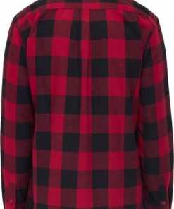 On mmtsklep Koszulki I Koszule | Koszula Tamaro Longsleeve Shirt Men Blood Red-Black