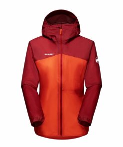 Ona mmtsklep Kurtki I Kamizelki | Kurtka Kento Light Hs Hooded Jacket Women Blood Red-Hot Red