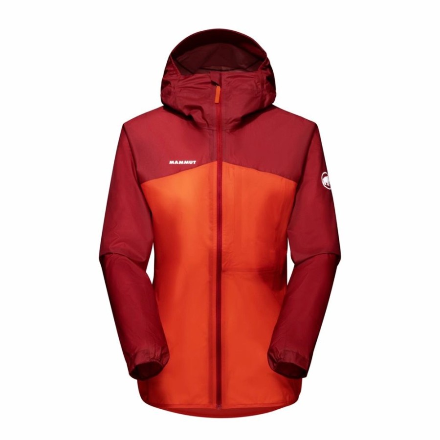 Ona mmtsklep Kurtki I Kamizelki | Kurtka Kento Light Hs Hooded Jacket Women Blood Red-Hot Red