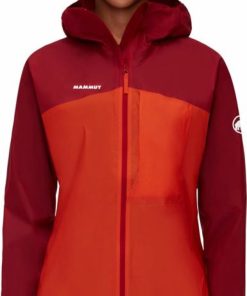 Ona mmtsklep Kurtki I Kamizelki | Kurtka Kento Light Hs Hooded Jacket Women Blood Red-Hot Red