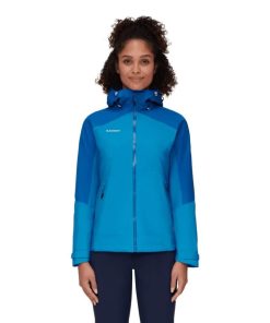 Ona mmtsklep Kurtki I Kamizelki | Kurtka Convey Tour Hs Hooded Jacket Women Gentian-Ice